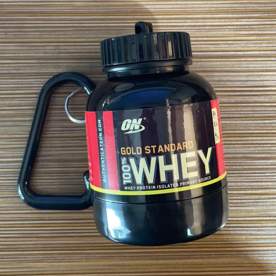 100ML Mini Portable Protein Container Powder Bottle With Whey